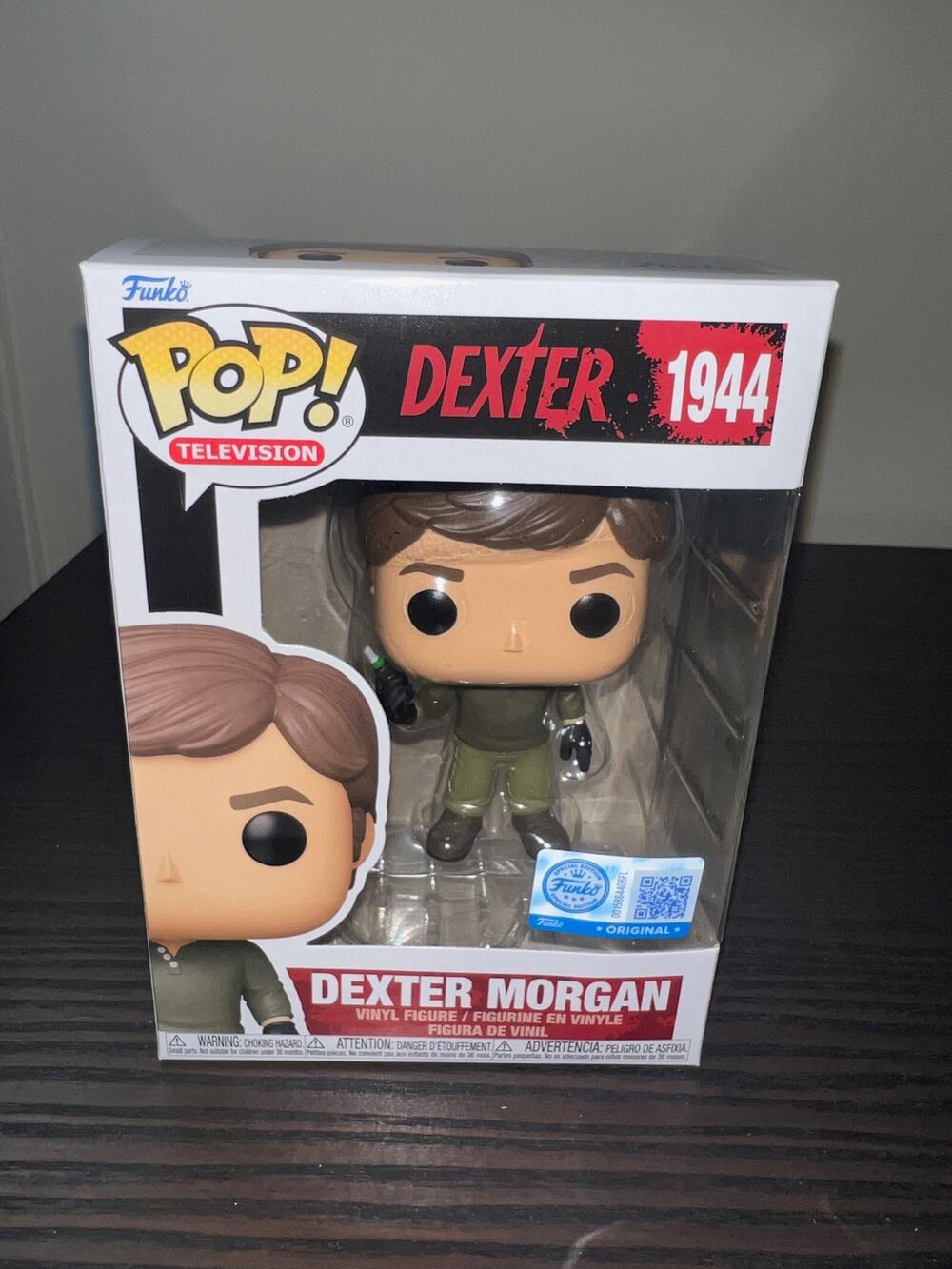 NEW IN HAND EXCLUSIVE Dexter Morgan w/ Syringe Funko Pop #1944 Television Horror